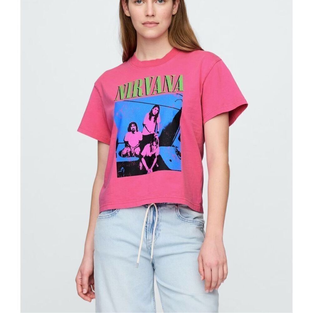 Gap Nirvana Pink Crop Top